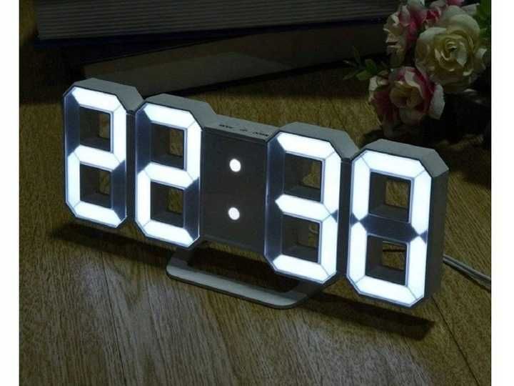 Nowoczesny zegar LED 3D – funkcjonalność i design w jednym