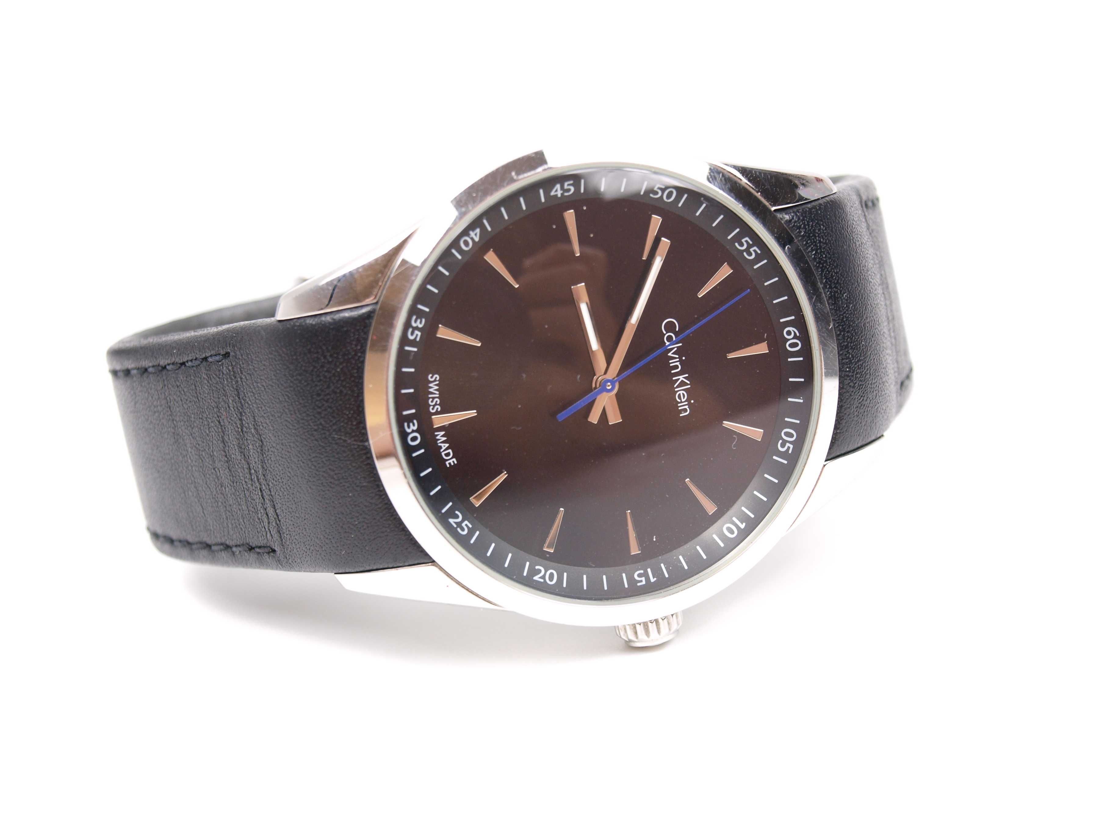 Zegarek Calvin Klein K5A311C1 CK Bold Sprawny Super Stan