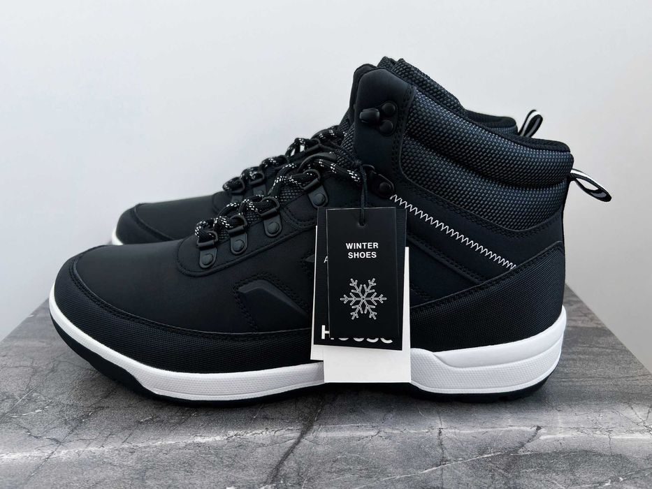 Кросівки зимові чоловічі House Brand чорні утеплені нові, розмір 44
