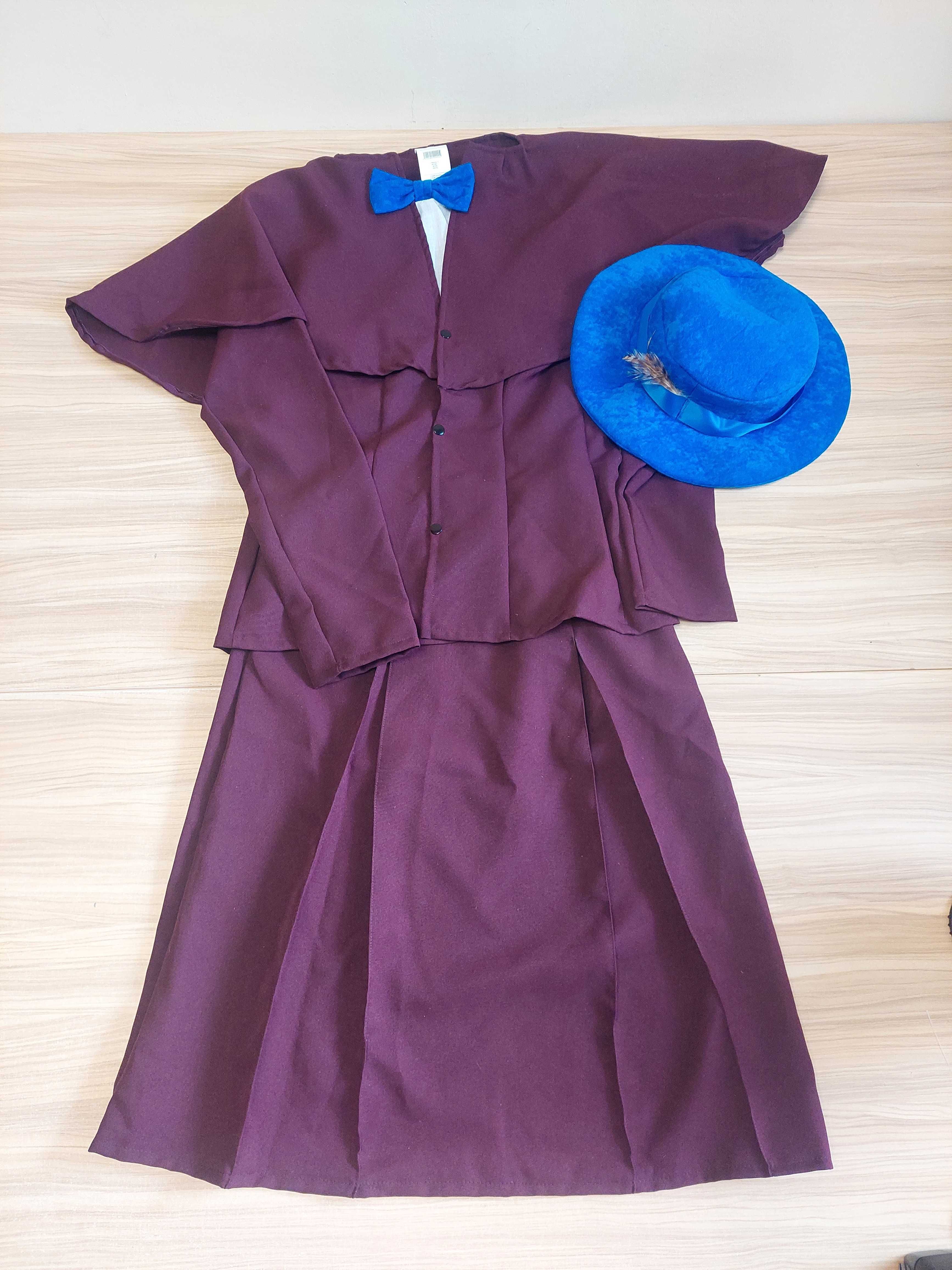 Mary Poppins kostium strój przebranie rozmiar S
