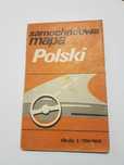 Mapa samochodowa Polski z 1984/85