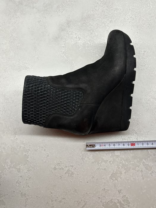 Buty zimowe na koturnie