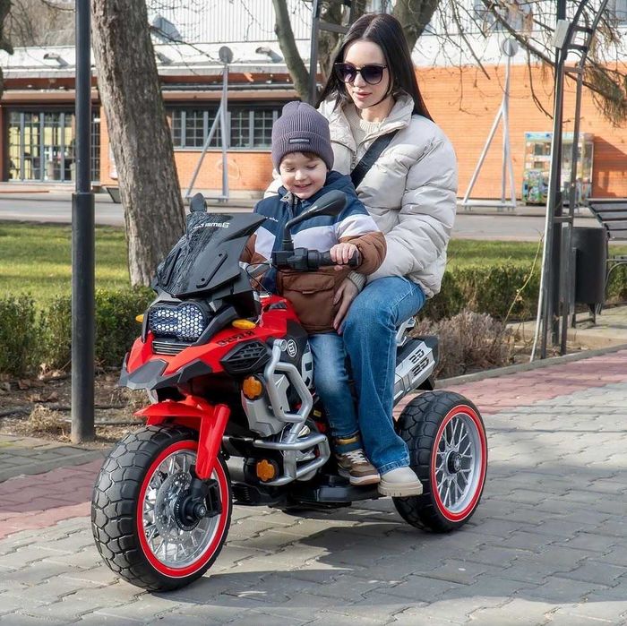 Дитячий електро мотоцикл триколісний на акумуляторі Bambi M 5074