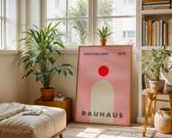 Plakat Bauhaus 50x70, wystawa 1919