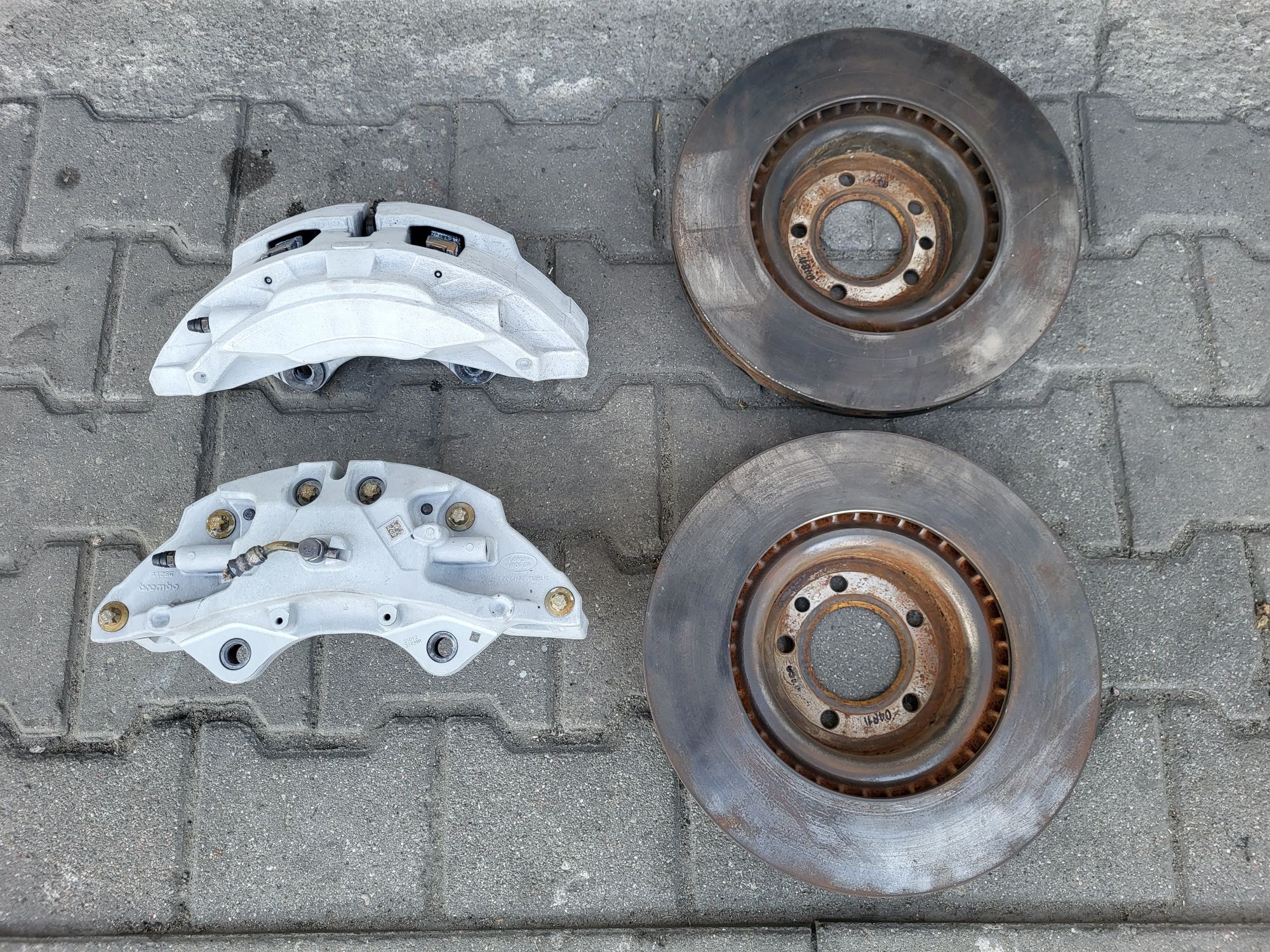 range rover sport l494 3.0 d tarcze 360mm brembo zaciski komplet