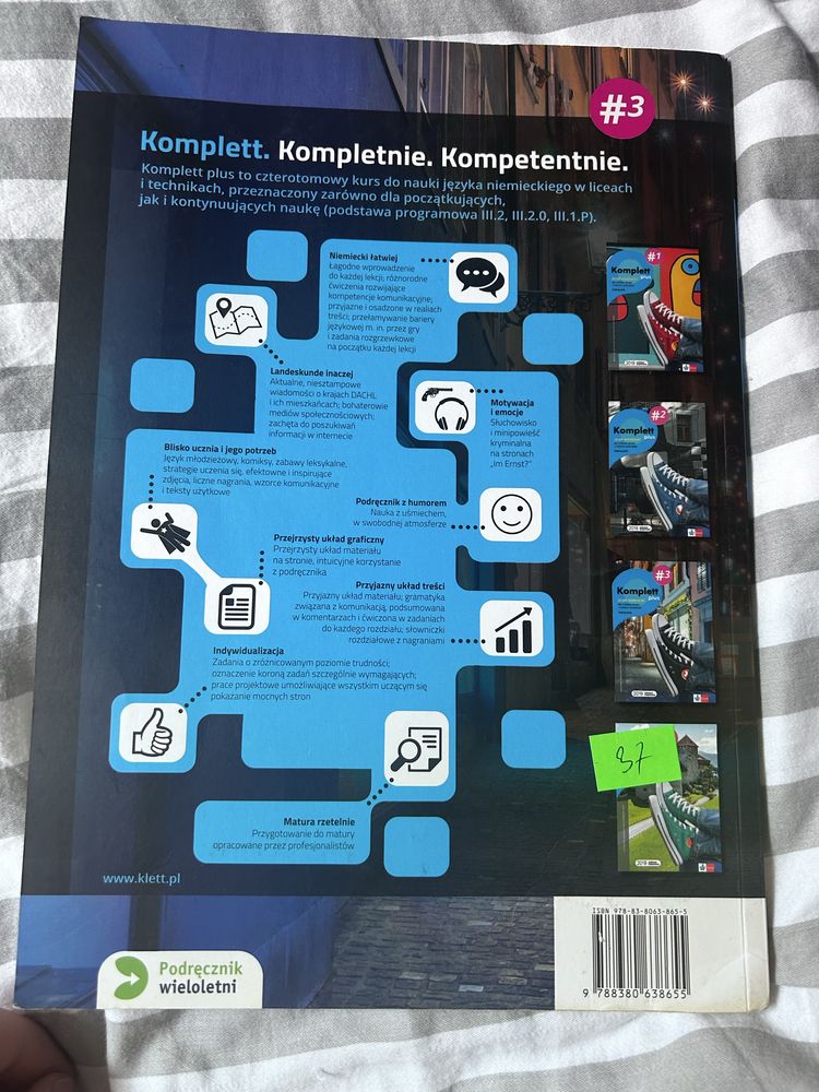 Podręcznik do j. niemieckiego Komplett plus 3 wydawnictwa Klett