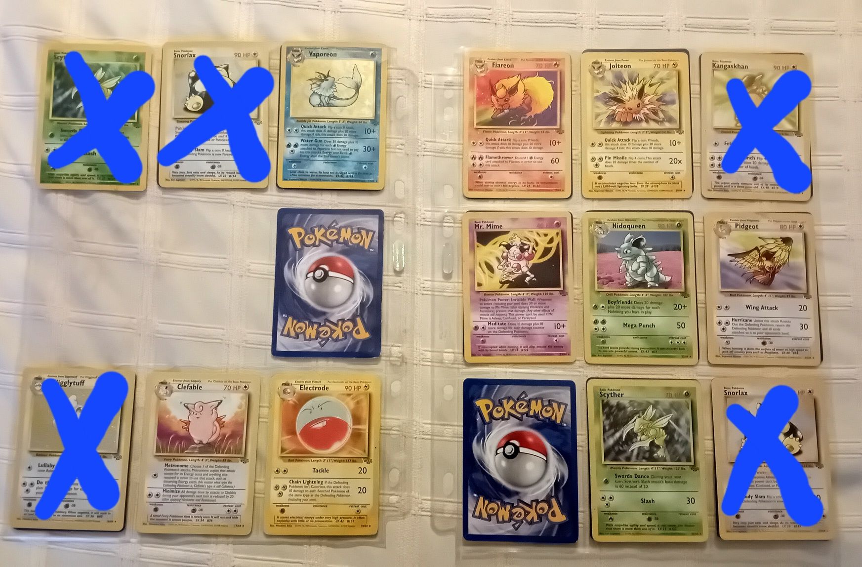 Cartas Pokémon Jungle 1999 - Colecção