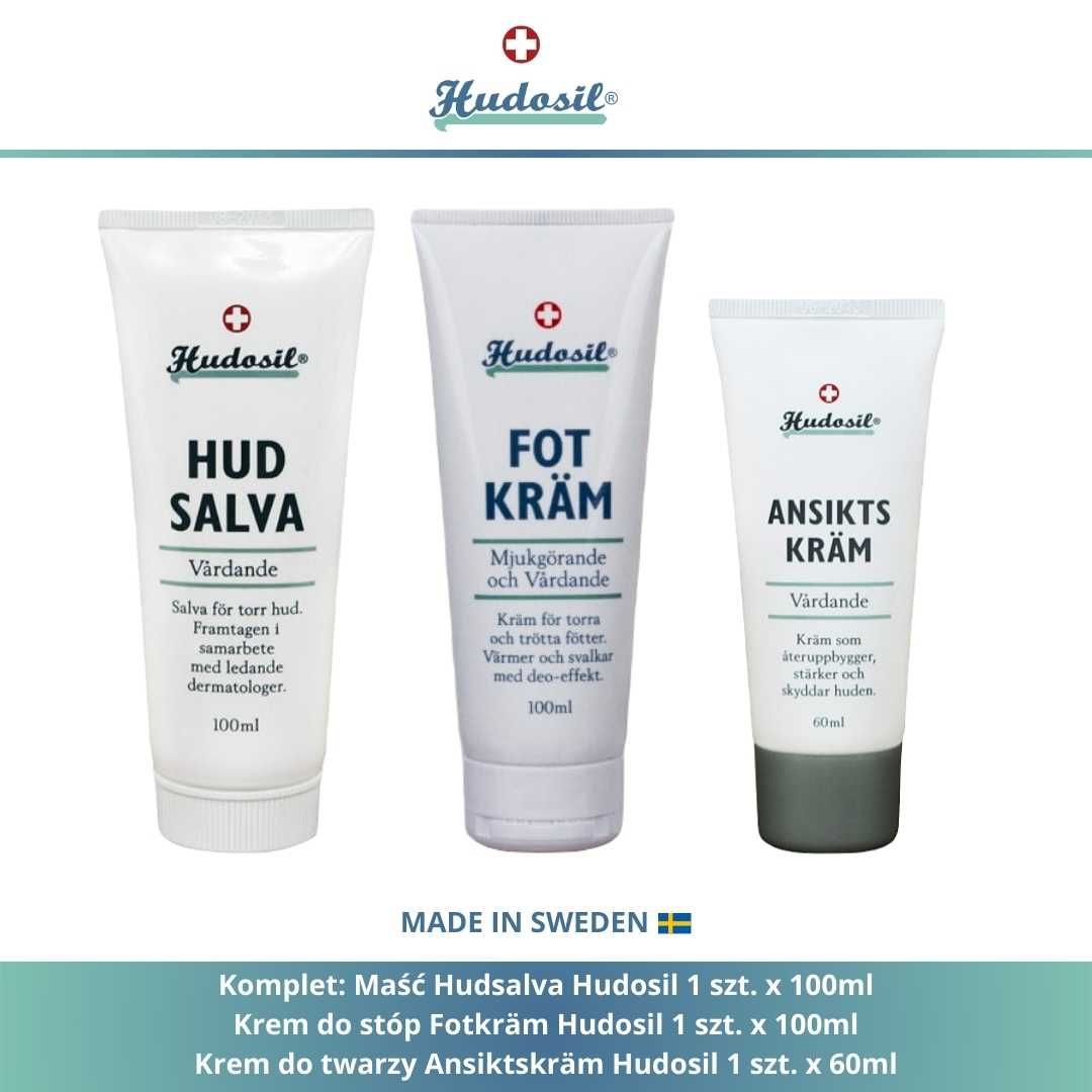 Hudsalva 100ml, Fotkram 100ml, Ansiktskram 60ml Oryginalne ze Szwecji