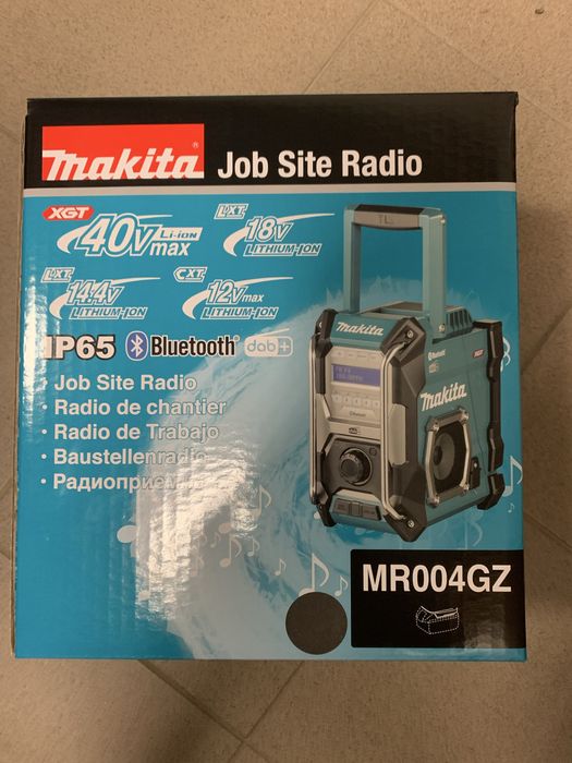 Makita MR004G radio budowlane 18v 40v bluetooth