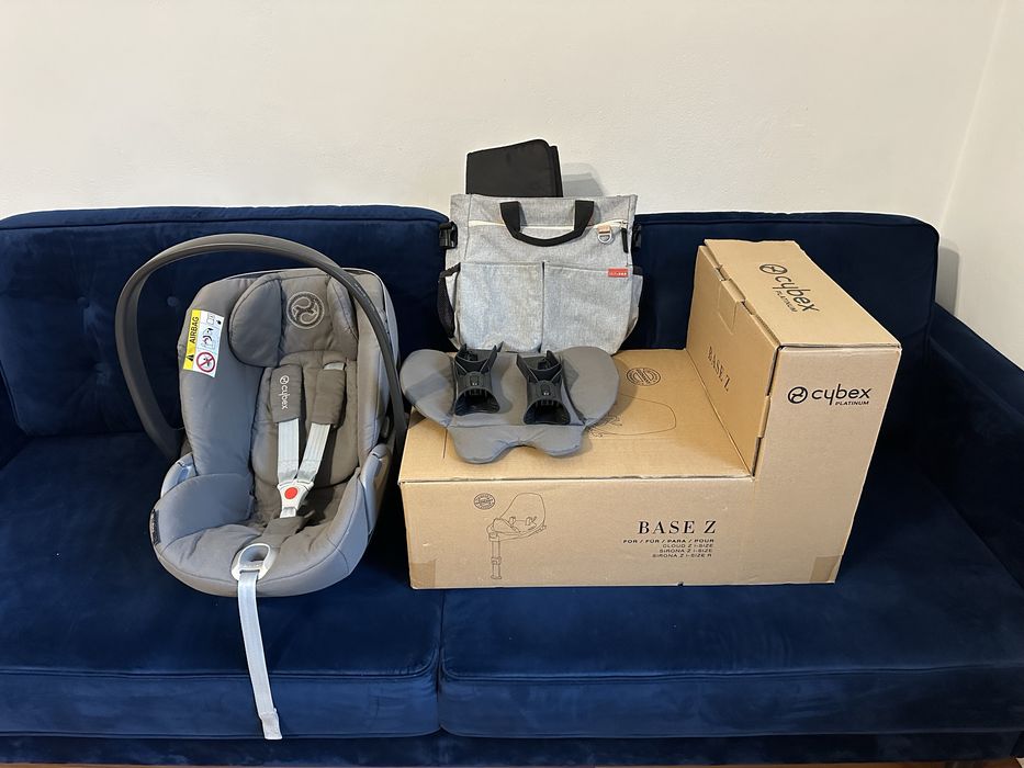 Fotelik Cybex Cloud Z i-Size + baza obrotowa Base Z + akcesoria