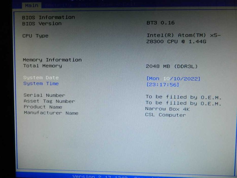 Terminal niemiecki CSL narrow box Atom Z-8300