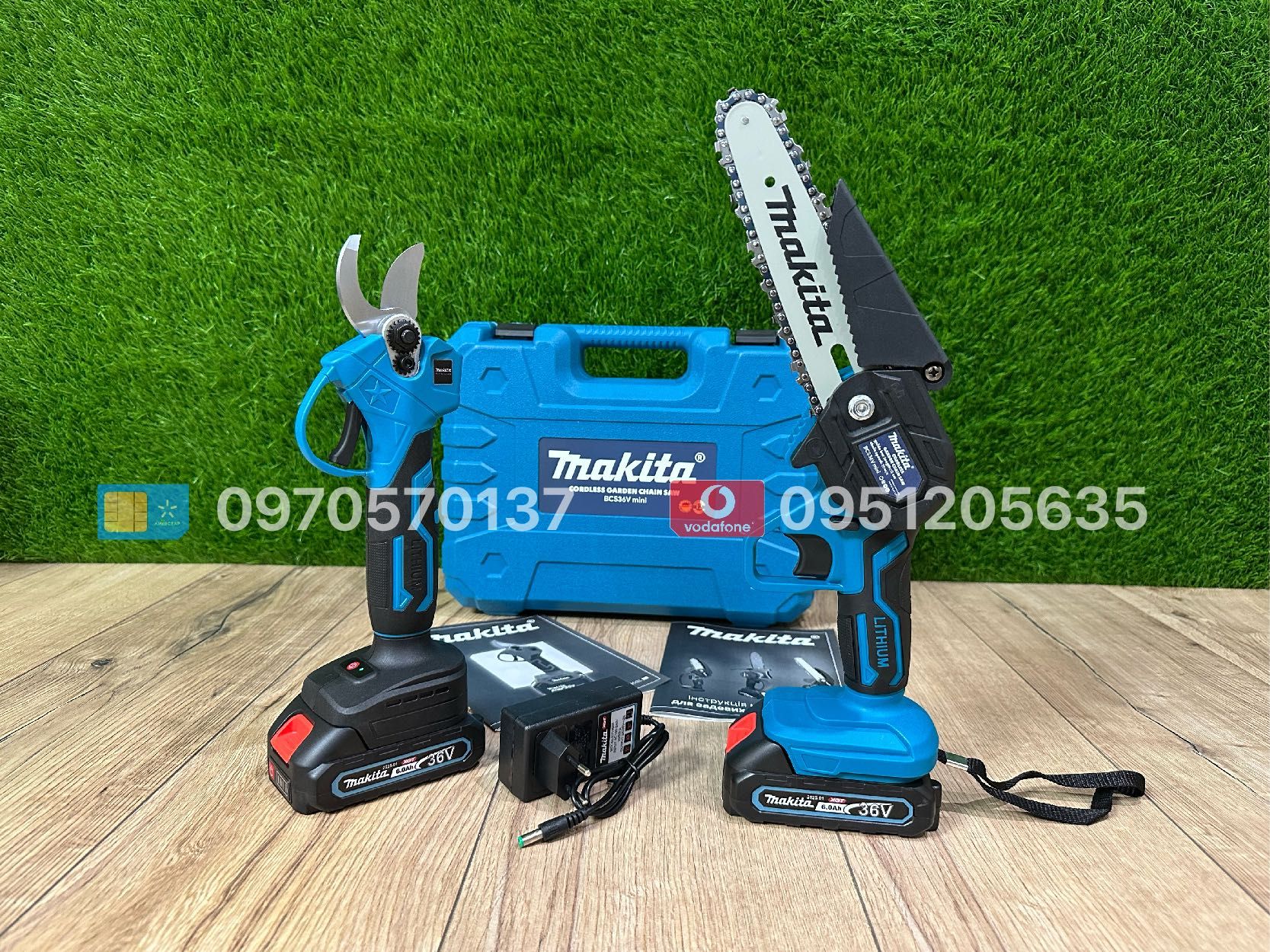 Набір 2/1 Makita Міні пилка BCS36V + Секатор DMT50BL 36V 6Ah садовий
