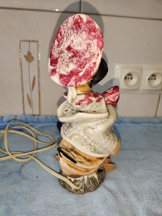 Lampka nocna porcelana