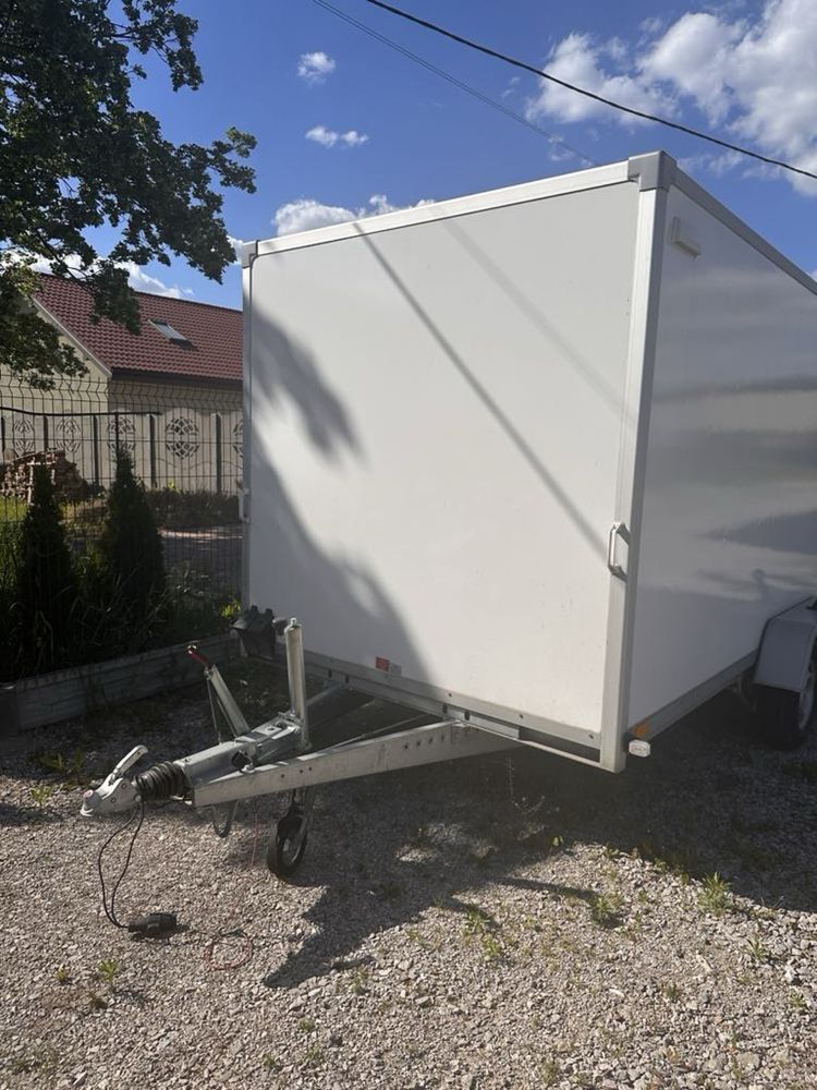 Przyczepa cargo furgon 400x200x190 trap+drzwi boczne 2023