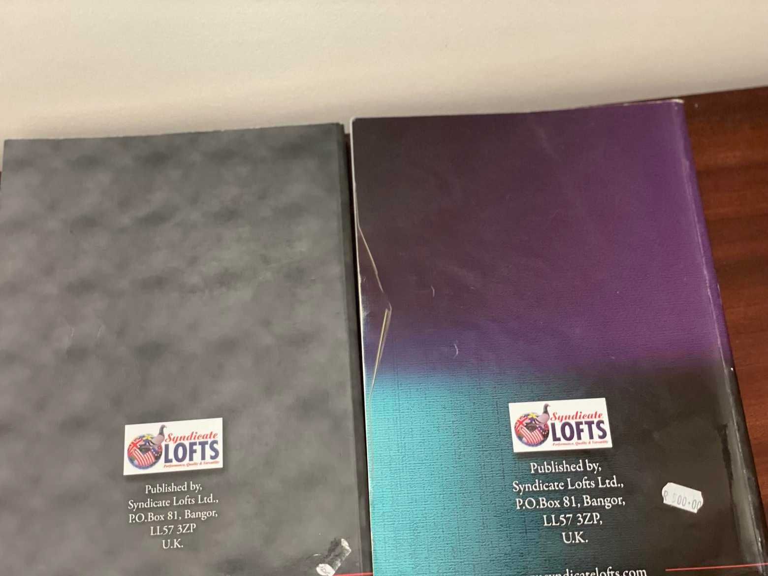 Lote de 2 livros de Columbofilia  The Duif Chronicles vol I e II