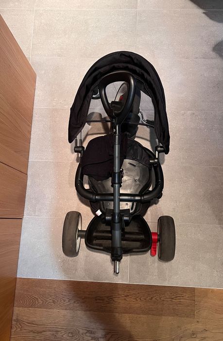 Wózek trójkołowy GROW UP Rito Qplay Czarny