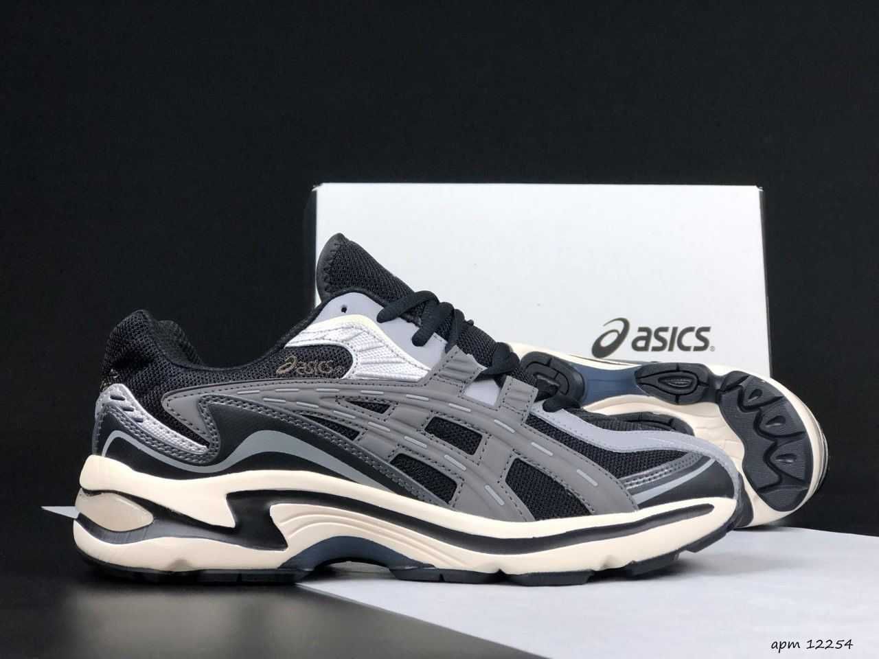 Чоловічі кросівки Asics Gel-Preleus чорні з сірим 12254 СУПЕР