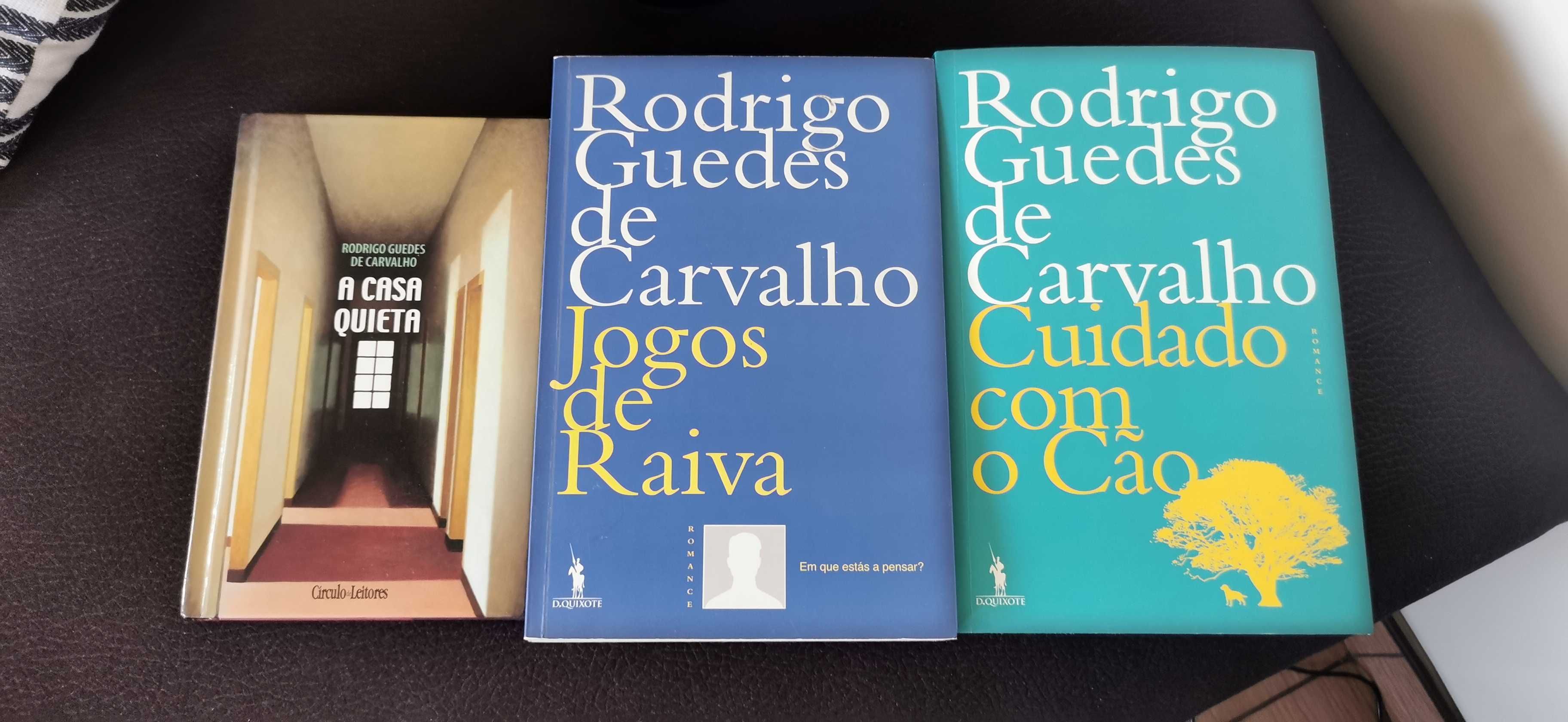 3 magníficos romances de Rodrigo Guedes de Carvalho