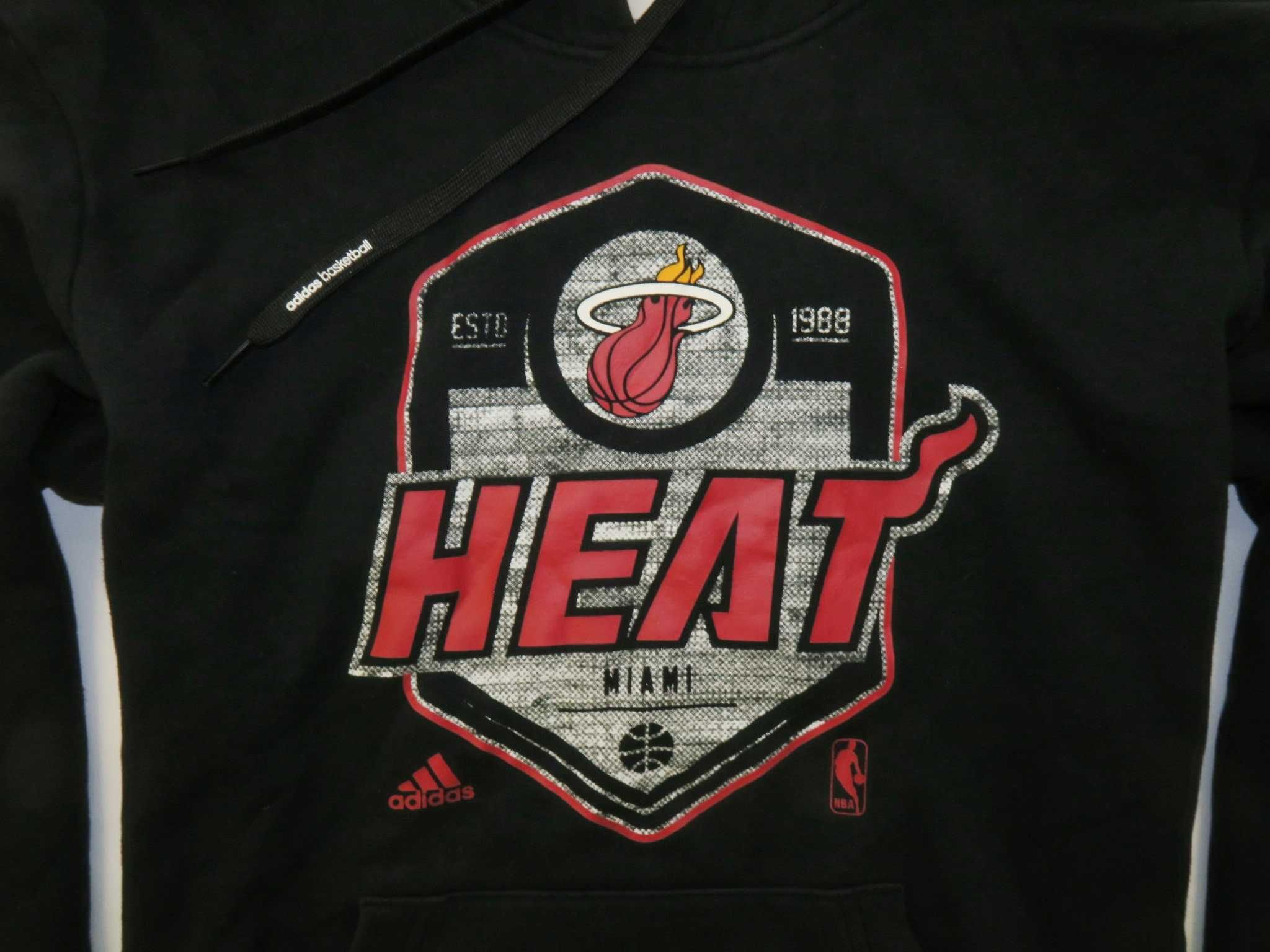 Adidas Heat Miami NBA bluza crewneck M