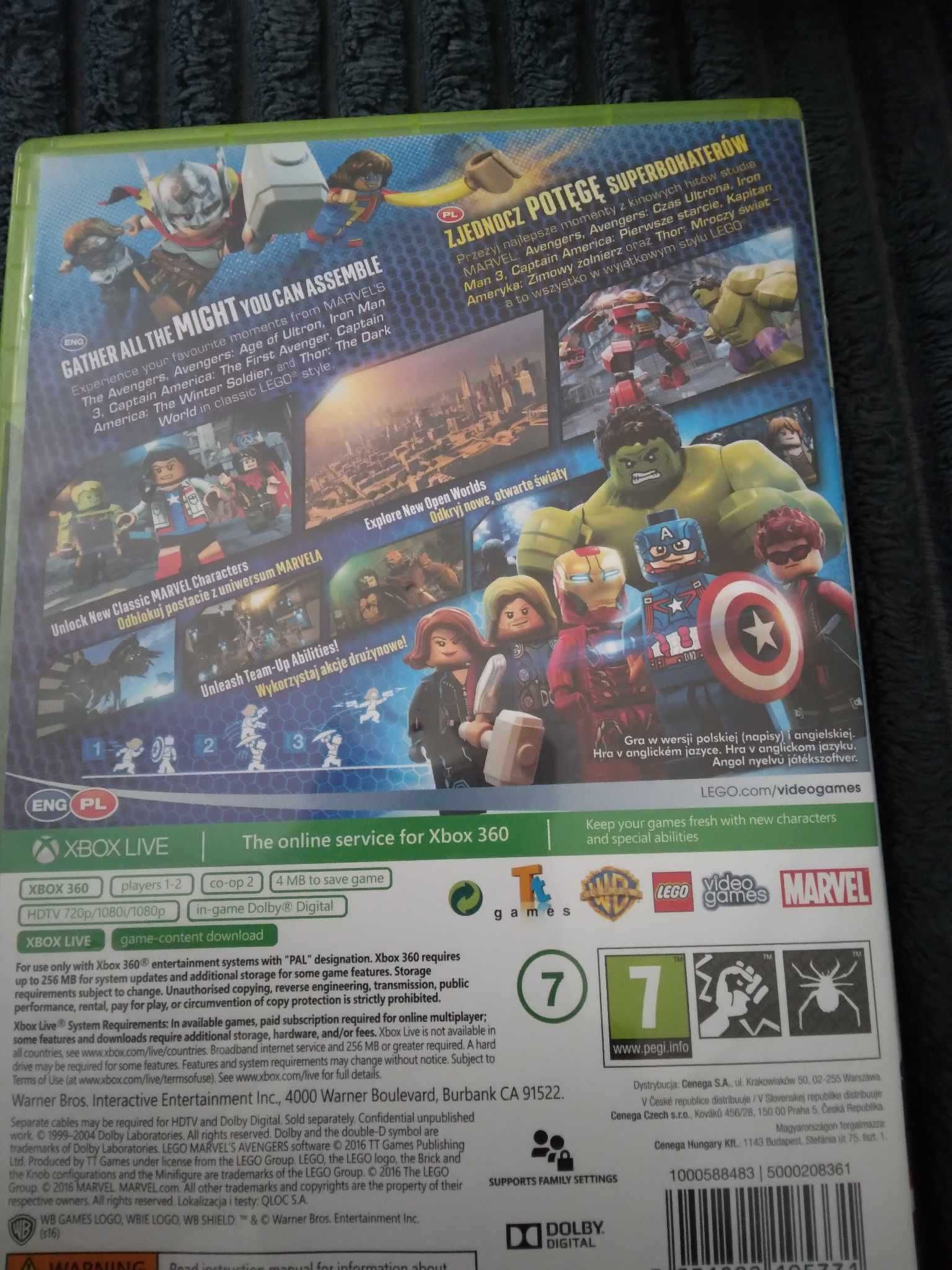 Gra Marvel Avengers na Xbox 360