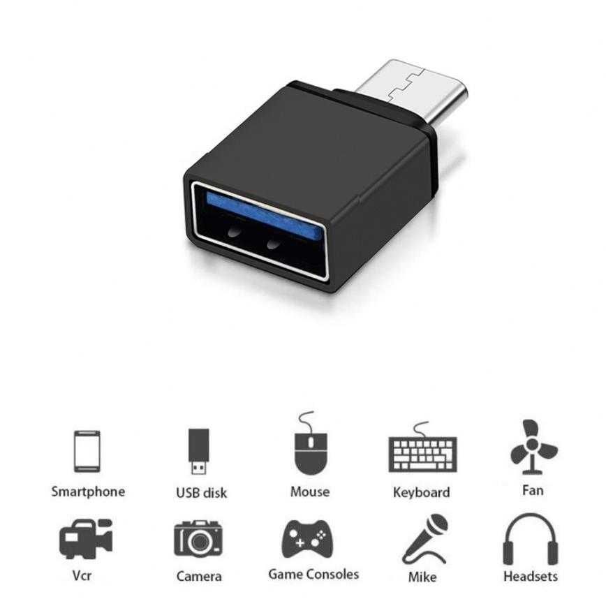 Adapter USB Typ-A -> USB Typ-C OTG Maclean MCE470