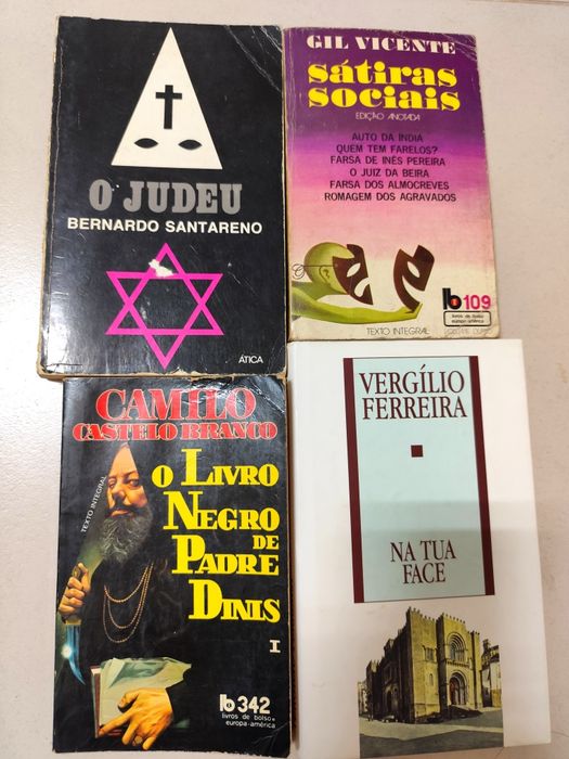 Livros antigos de autores Portugueses