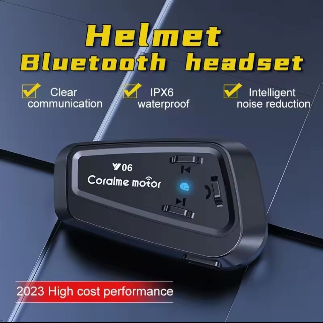 Headset bluetooth para capacete