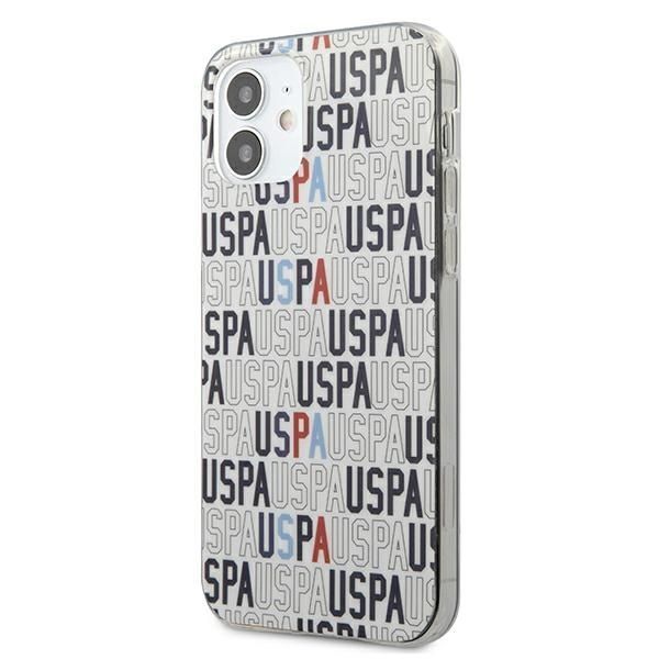 Etui iPhone 12 Mini 5,4" U.S. Polo Logo Mania - Biały