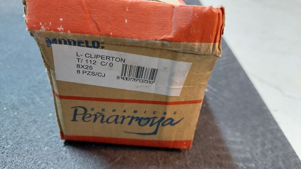 Azulejos Penarroya L-Cliperton – 5 caixas (80×250 mm)