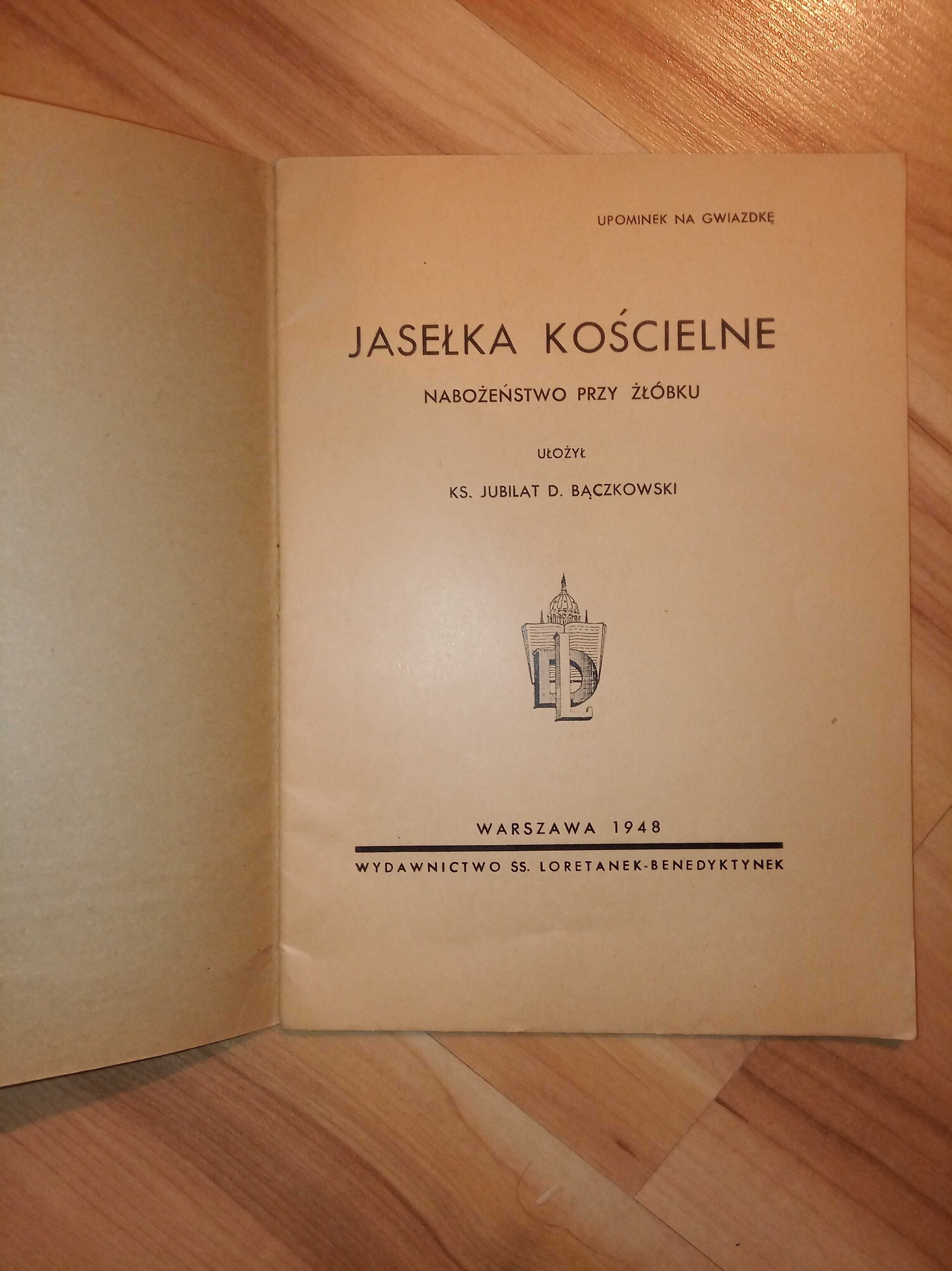 Jasełka kościelne nabożeństwo przy żłobku 1948