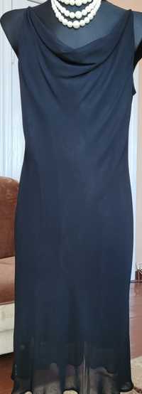 Marks & Spencer sukienka czarna, długa, prosta
Rozmiar wg metki 22