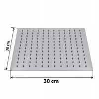Deszczownica 30 x 30 cm kwadratowa głowica