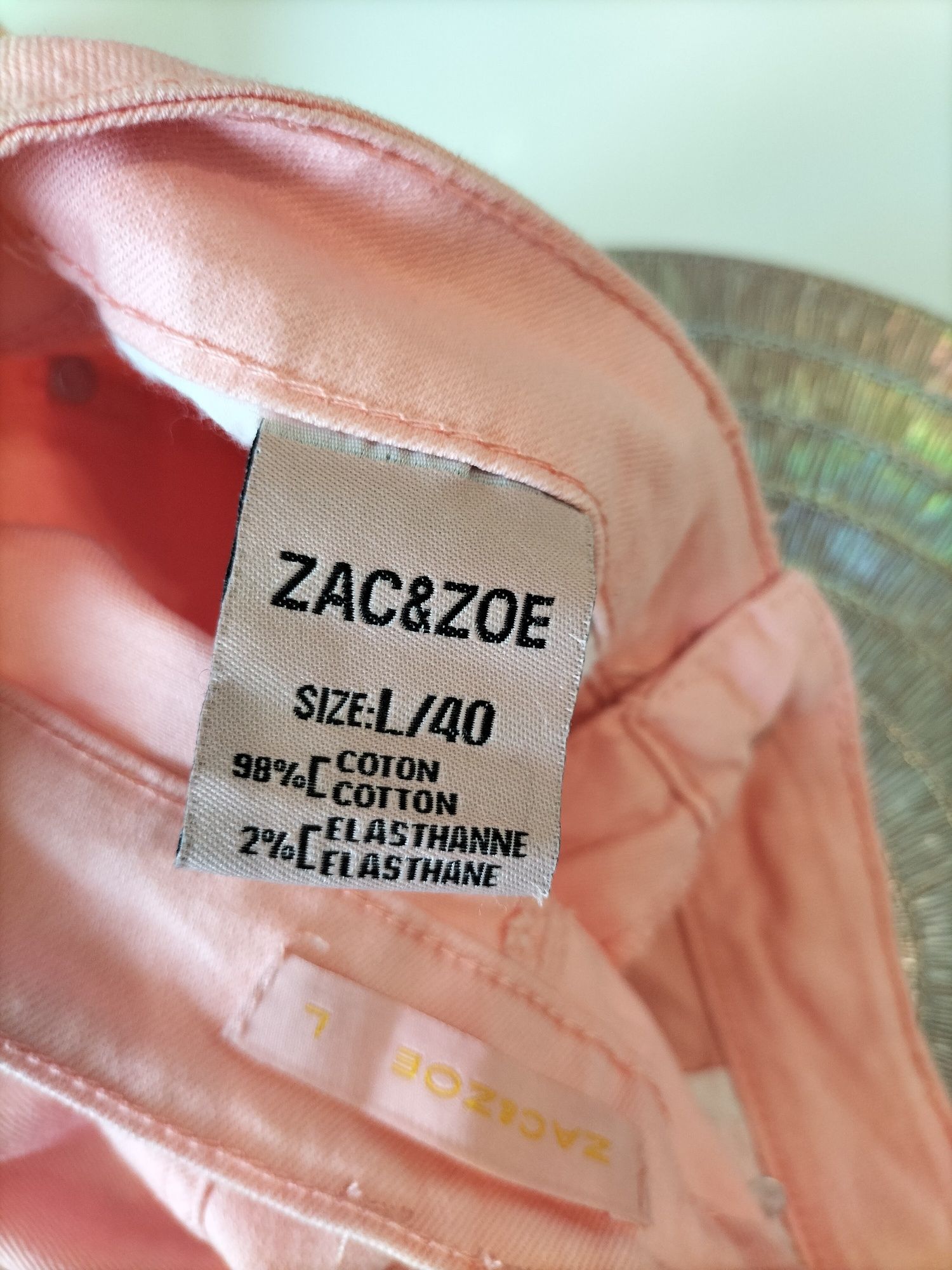 Spodnie jeans rurki Zac& Zoe m L zameczki