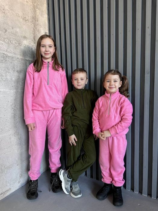 Дитячий флісовий спортвний костюм