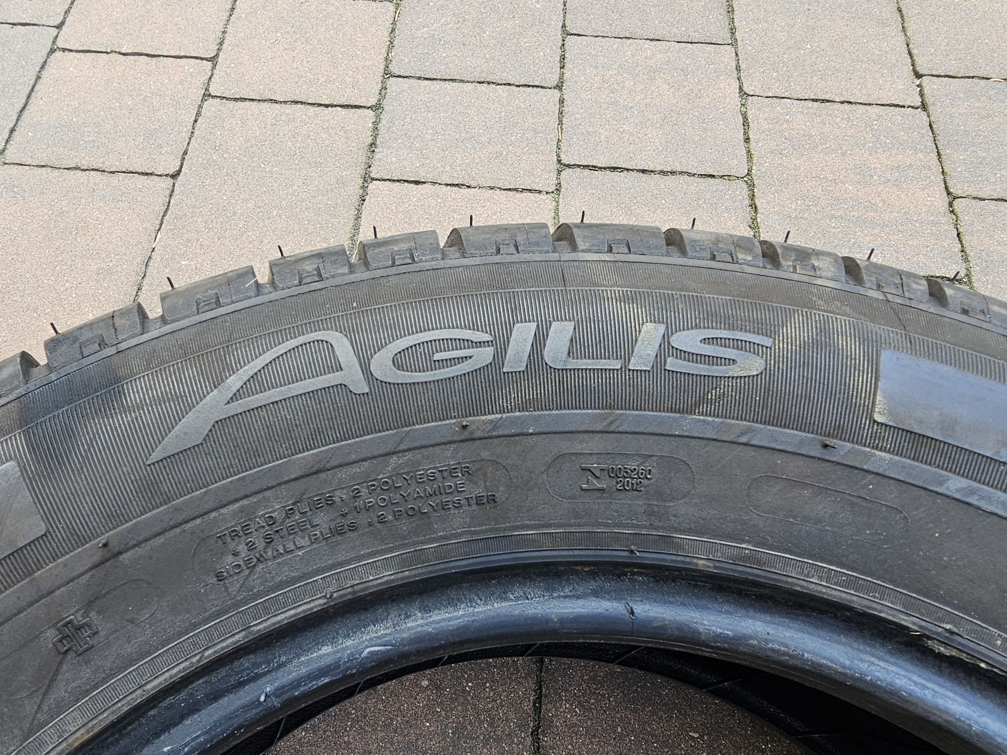 Idealne!!  9mm. 225/65 r16C Michelin Agilis