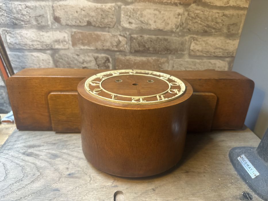 Skrzynia obudowa zegara kominkowego+gongi