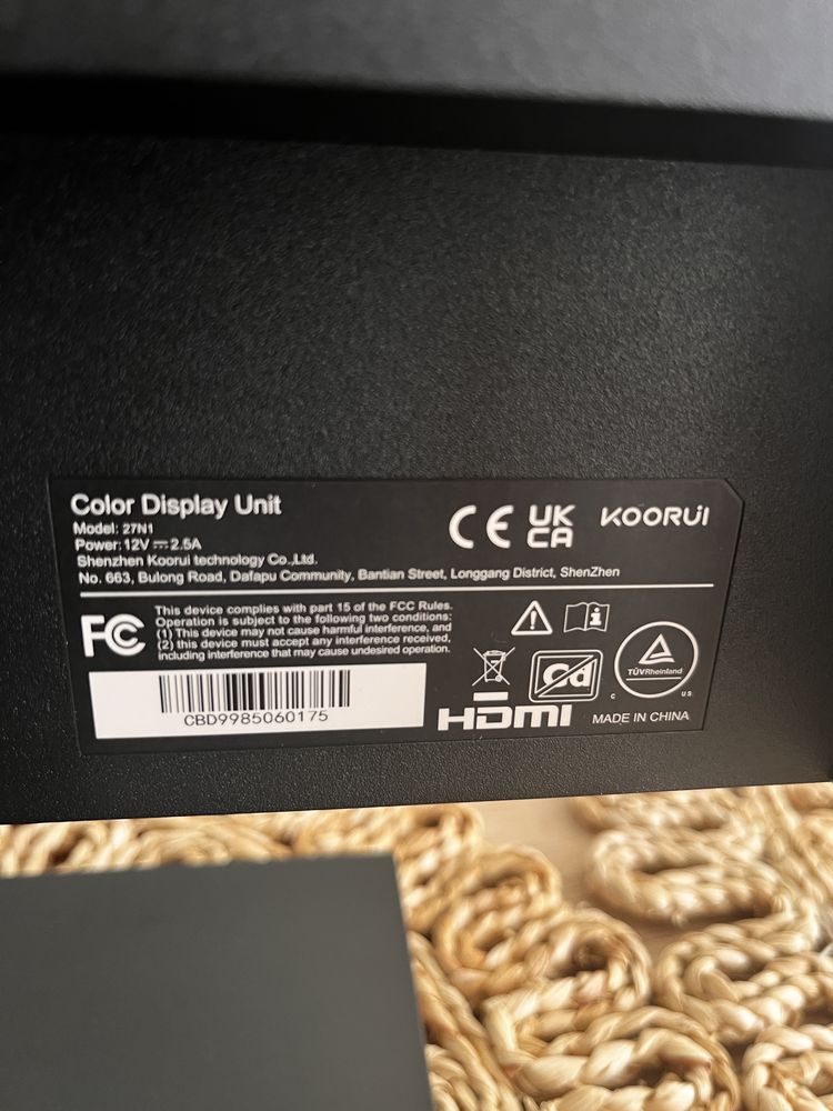 Monitor Koorui 27N1 FullHD IPS 27 cali