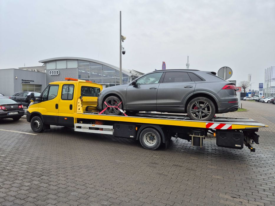 Pomoc Drogowa Laweta Dostawcze Busy Maszyny Wrocław Bielany A4 A8 S8