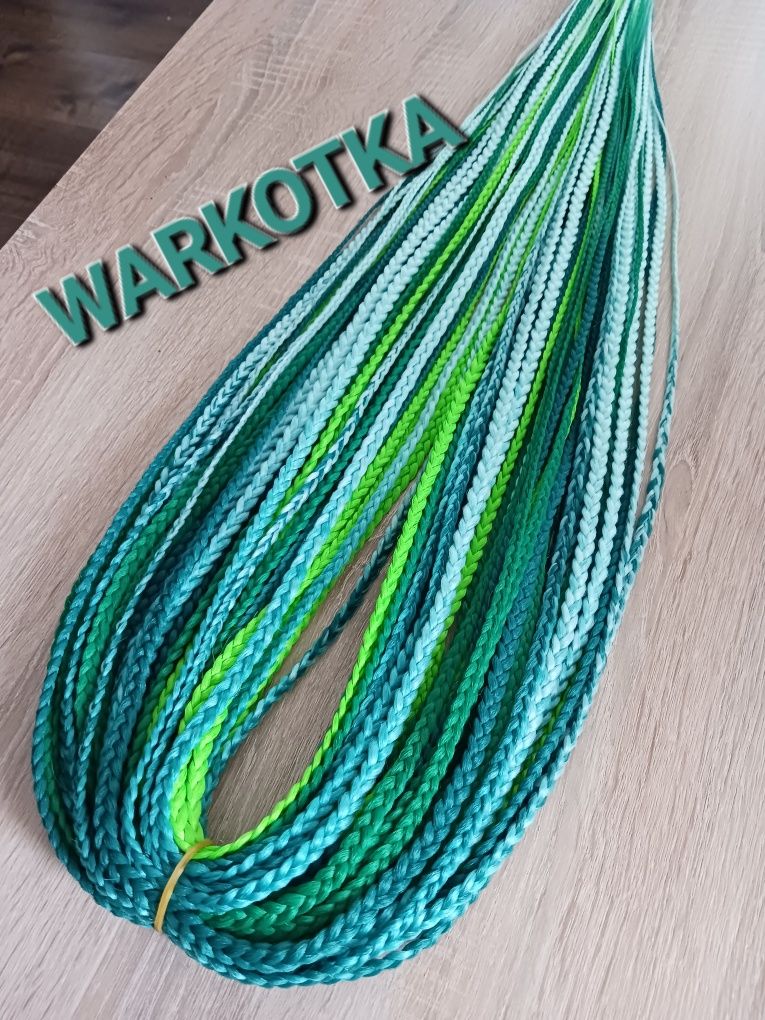 Warkoczyki wielorazowe set DE