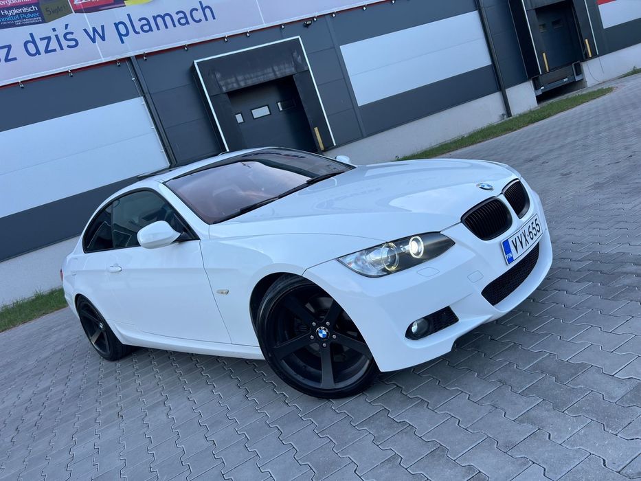 BMW Seria 3 320d e92 coupe M-Pakiet Biała Navi Xenon