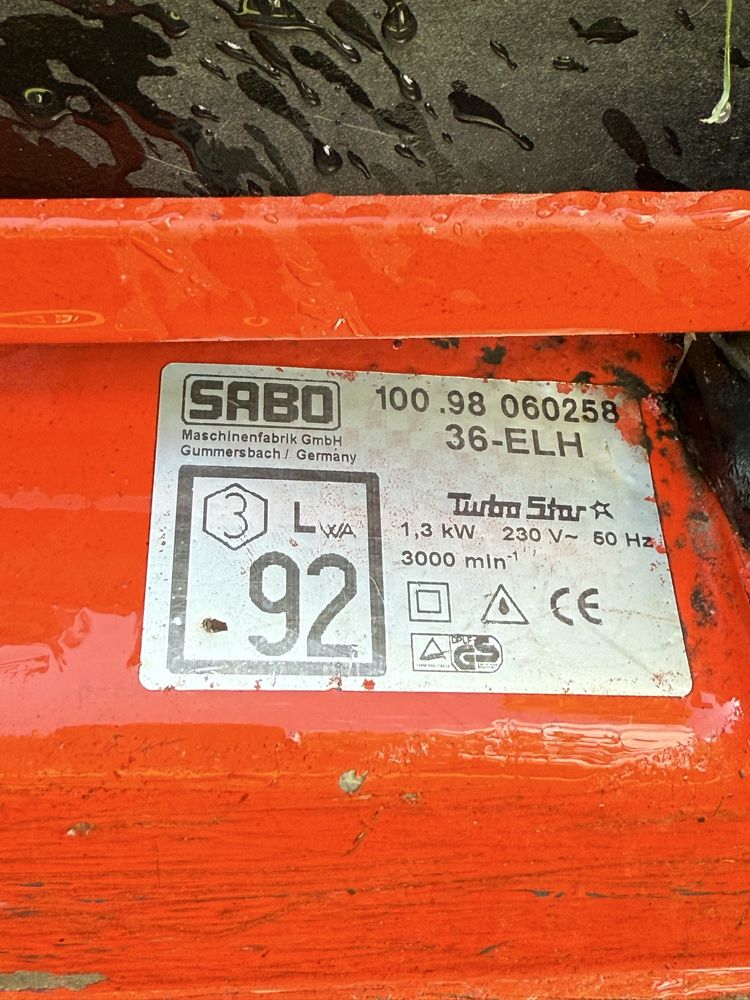 Kosiarka elektryczna Sabo aluminiowy korpus