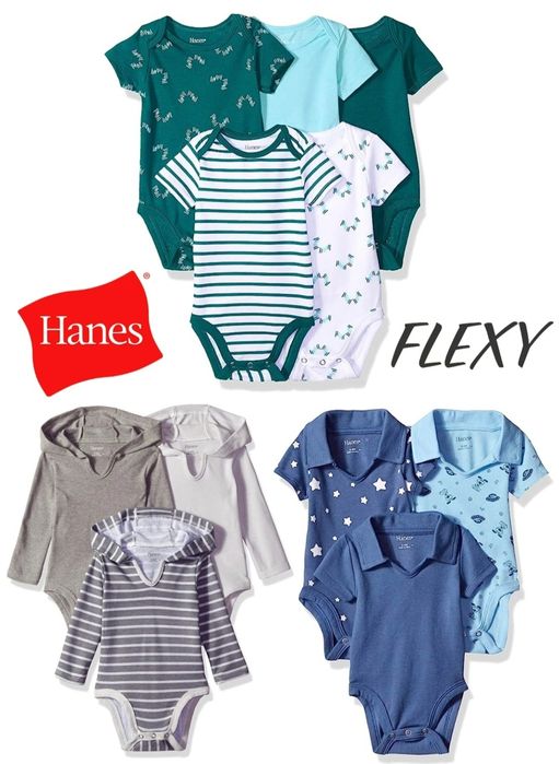 Боді, штани, ромпери, костюми, шорти,футболки  хлопчику 0-24міс, Hanes