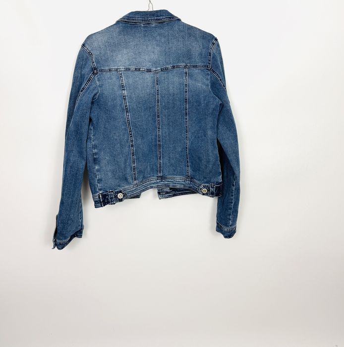 Jeansowa kurtka katana z przetarciami M 38 Floyd