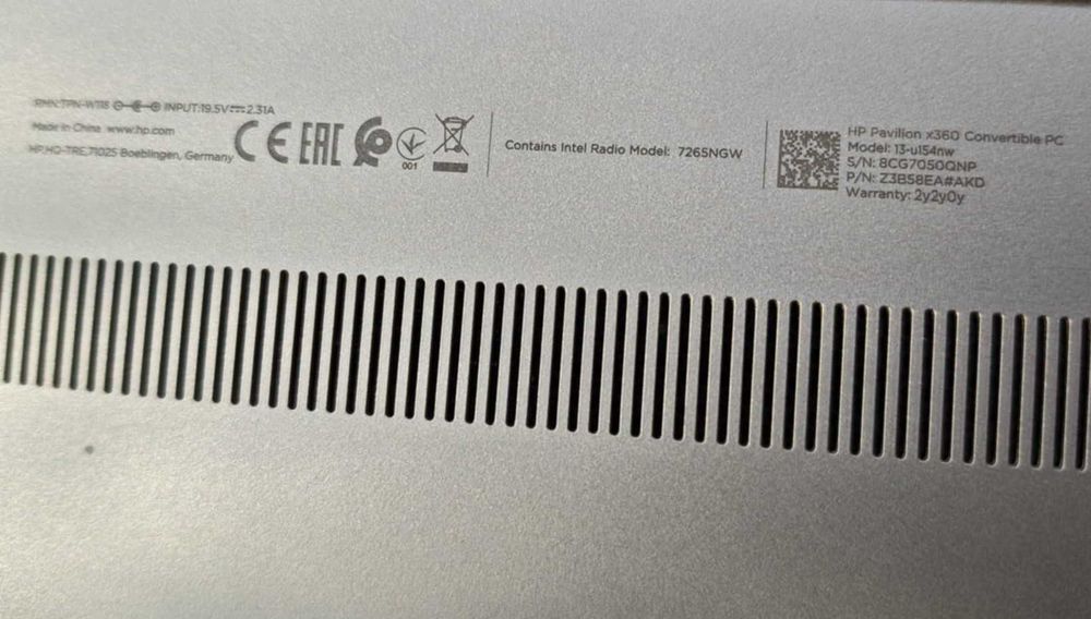 Laptop dotykowy HP Pavilion x360 model 13-u154nw