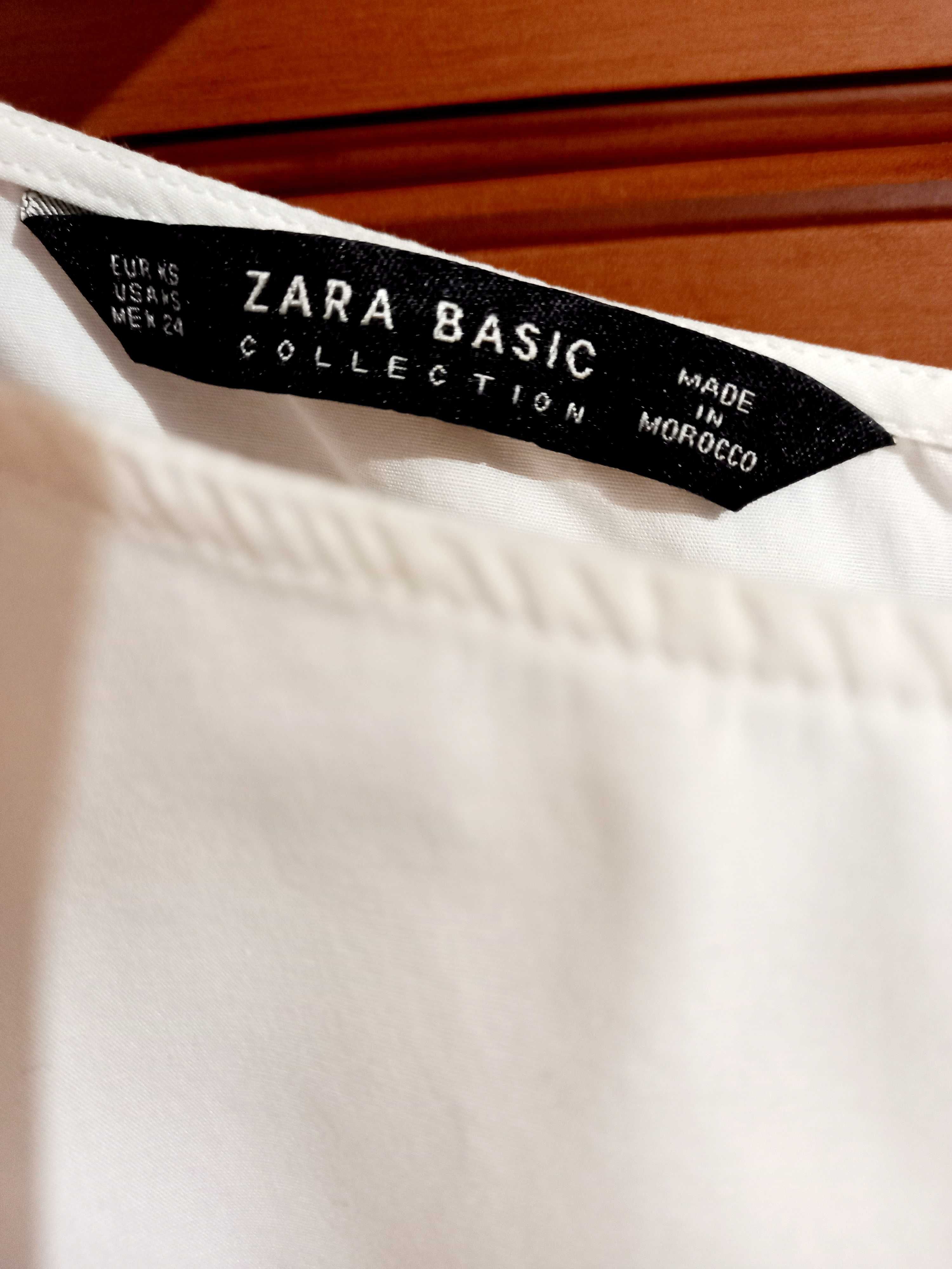 Блуза білого кольору р.42.Zara basic.б.в.