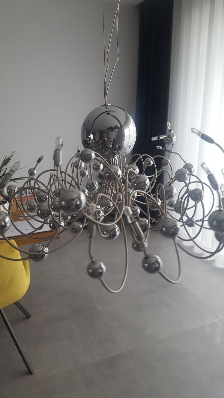 Lampa wisząca kule / chrom