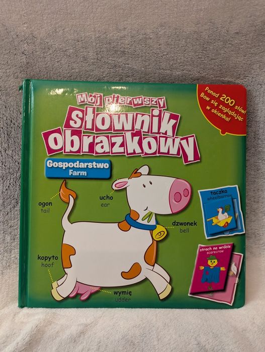 Mój pierwszy słownik obrazkowy język angielski gospodarstwo