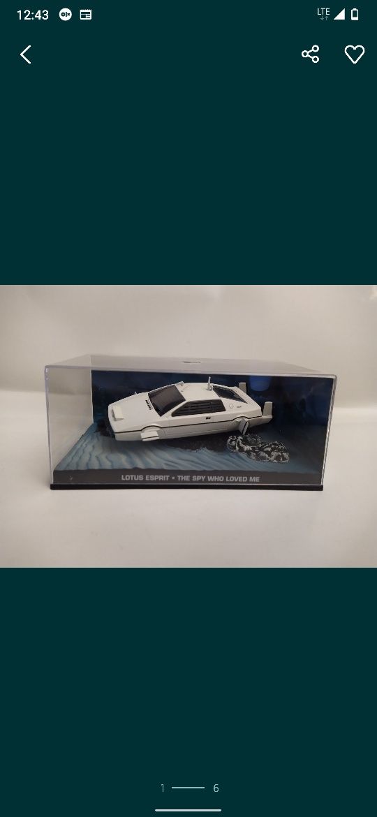 James Bond collection modele zestaw Eaglemoss 1:43