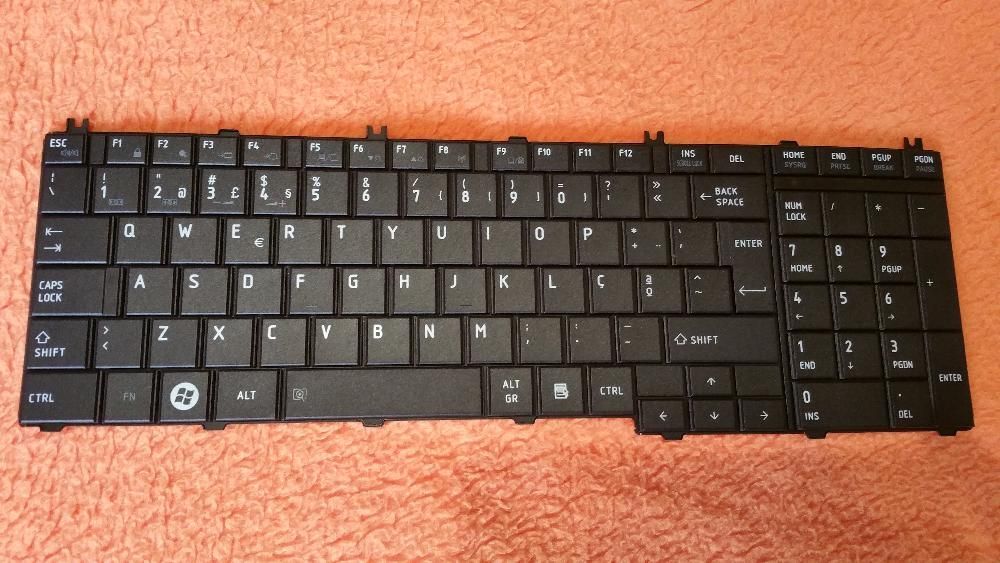 Teclado Toshiba C660, L650, L670, L750,L755,L770 novo