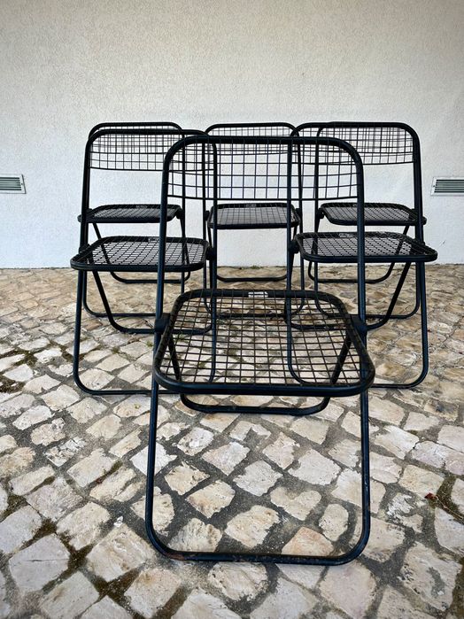 6 cadeiras dobráveis Talin Italy Vintage